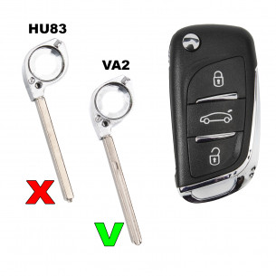 Lama VA2 per Peugeot Citroen Chiave - Aftermarket