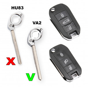 Lama VA2 per Peugeot Citroen Chiave Opel - Aftermarket