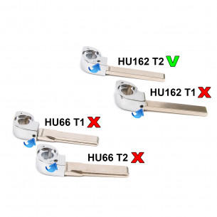 Lame HU162 T2 pour VW clés - Aftermarket
