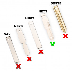 Lame NE73 pour Peugeot Citroen Toyota clés - Aftermarket