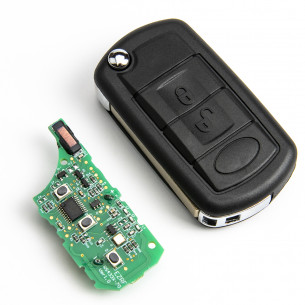 Land Rover Remote Flip Car Key 433Mhz with 3 Buttons and Electronics