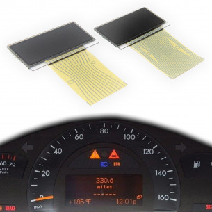 LCD Display Cruscotto Tachimetro Per Mercedes C E CLK SLK - Aftermarket