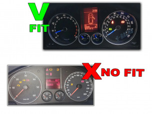 LCD Display VW For Dashboard Speedometer