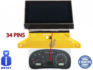 LCD Écran VW Audi pour compteur vitesse tableau bord