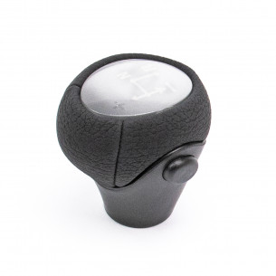 Leather Gear Knob Shift Automatic Lever For Smart - Aftermarket