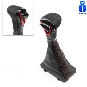 Leather Gear Knob Shift Boot For Audi LHD