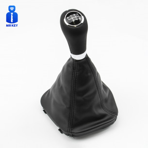 Leather Gear Knob Shift Boot Frame 6 Speed For Mercedes