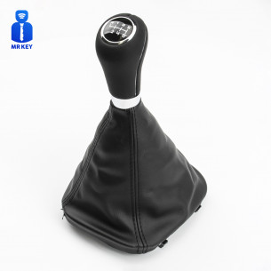 Leather Gear Knob Shift Boot Frame 6 Speed For Mercedes