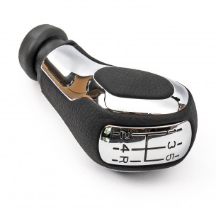 Levier De Vitesse Soufflet Pommeau Pour Peugeot 207 307 406 407 408 5 Vitesses Chrome