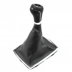 Mercedes C W204 GLK X204 Pomello Del Cambio Cuffia Pelle 6 Marce