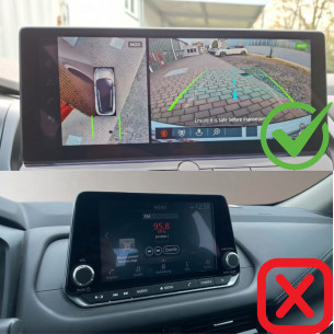 Nissan Qashqai X-Trail Juke Pellicola Protezione Display Navigazione