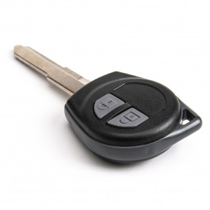 Custodia Chiave 2 Pulsanti Per Suzuki Swift Vitara Ignis SX4 E Opel Agila - Guscio Con Lama Non Tagliata