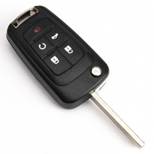 Opel Flip Key Case With 5 Buttons