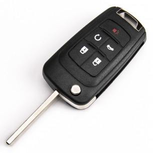 Opel Flip Key Case With 5 Buttons