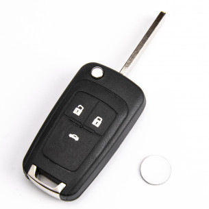 Opel Remote Flip Key 13500234 with Electronics