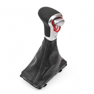 Pelle Traforata Leva Del Pomello Del Cambio Automatico per Audi A3 A4 Q5 LHD