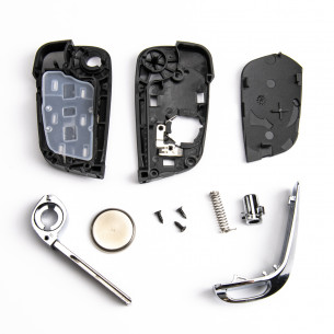 Peugeot 207 307 Citroen Berlingo 0536 Key Shell Conversion Kit 3 Buttons
