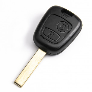 Peugeot Remote Car Key 433Mhz with 2 Buttons and Electronics