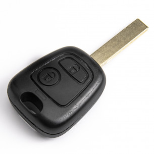 Peugeot Remote Car Key 433Mhz with 2 Buttons and Electronics