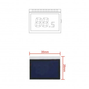 Peugeot Display LCD Climatizador A/C