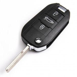 Peugeot Flip Car Key 1608504480 with Electronics