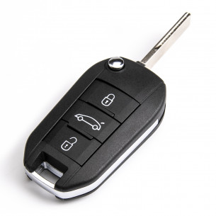 Peugeot Flip Car Key 1608504480 with Electronics