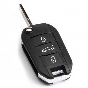 Peugeot Flip Car Key 1608504480 with Electronics