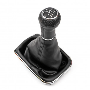 Pomello Del Caambio Cuffia Pu Pelle Per Volkswagen Golf IV Bora 5 Marce