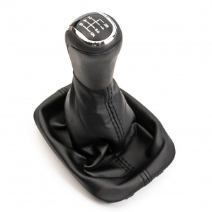 Pomello Del Caambio Cuffia Pu Pelle Per Volkswagen Golf IV Bora 6 Marce