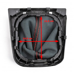 Pomello Del Caambio Cuffia Pu Pelle Per VW EOS Golf 5 V 6 VI Jetta 5 Marce