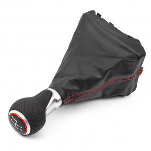 Pomello Del Cambio Cuffia Pu Pelle Per Audi A6 4F C6 5 Marce