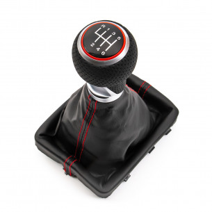 Pomello Del Cambio Cuffia Pu Pelle Per Audi A6 4F C6 6 Marce