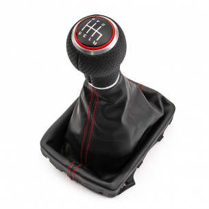 Pomello Del Cambio Cuffia Pu Pelle Per Audi A6 4F C6 6 Marce