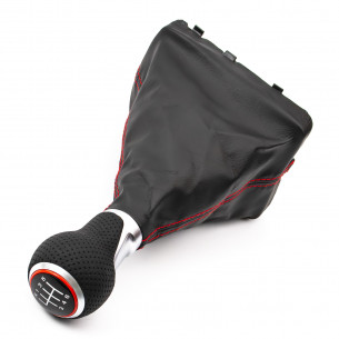 Pomello Del Cambio Cuffia Pu Pelle Per Audi A6 4F C6 6 Marce