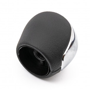 Pomello Del Cambio Cuffia Pu Pelle Per Hyundai Elantra Kia Soul 5 Marce Cromo