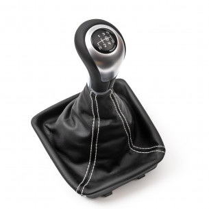 Pomello Del Cambio Cuffia Pu Pelle Per Mercedes A B CLA W176 W246 C117 6 Marce