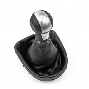 Pomello Del Cambio Cuffia Pu Pelle Per Seat Altea Leon II Toledo III 5 Marce - Aftermarket