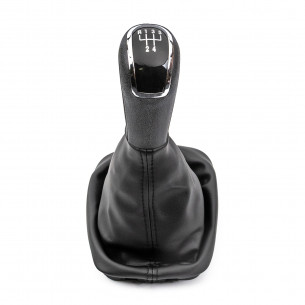 Pomello Del Cambio Cuffia Pu Pelle Per Skoda Fabia I 5 Marce - Aftermarket