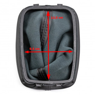 Pomello Del Cambio Cuffia Pu Pelle Per Skoda Fabia I 5 Marce - Aftermarket