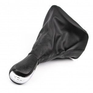 Pomello Del Cambio Cuffia Pu Pelle Per Skoda Octavia II 5 Marce - Aftermarket