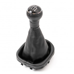 Pomello Del Cambio Cuffia Pu Pelle Per VW Caddy 2 II Touran 5 Marce
