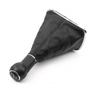 Pomello Del Cambio Cuffia Pu Pelle Per VW Golf IV Bora 23mm 5 Marce