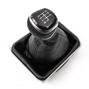 Pomello Del Cambio Cuffia Pu Pelle Per VW Golf VIII 6 Marce