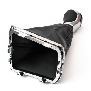 Pomello Del Cambio Cuffia Pu Pelle Per VW Golf VIII 6 Marce