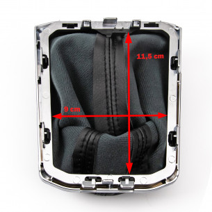 Pomello Del Cambio Cuffia Pu Pelle Per VW Golf VIII 6 Marce