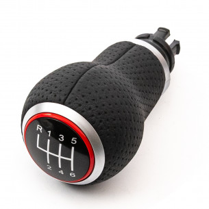 Pomello Del Cambio Per Audi A4 A5 Q5 B8 B9 S-LINE 6 Marce Anello rosso