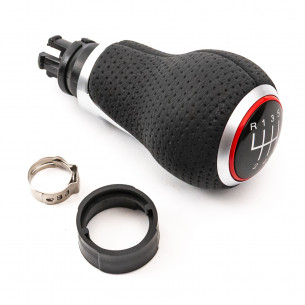 Pomello Del Cambio Per Audi A4 A5 Q5 B8 B9 S-LINE 6 Marce Anello rosso