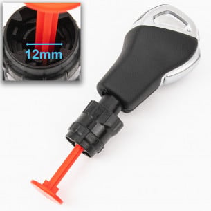 Pommeau de Levier De Vitesse Pour Audi Q3 2019-2024 Automatique Cuir Lisse