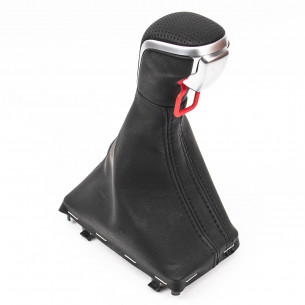 Pommeau Levier De Vitesse Soufflet Cuir perforé pour Audi automatique