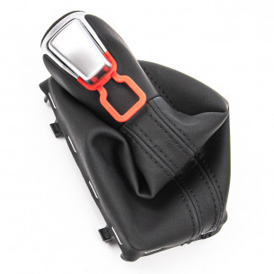 Pommeau Levier De Vitesse Soufflet Cuir perforé pour Audi automatique